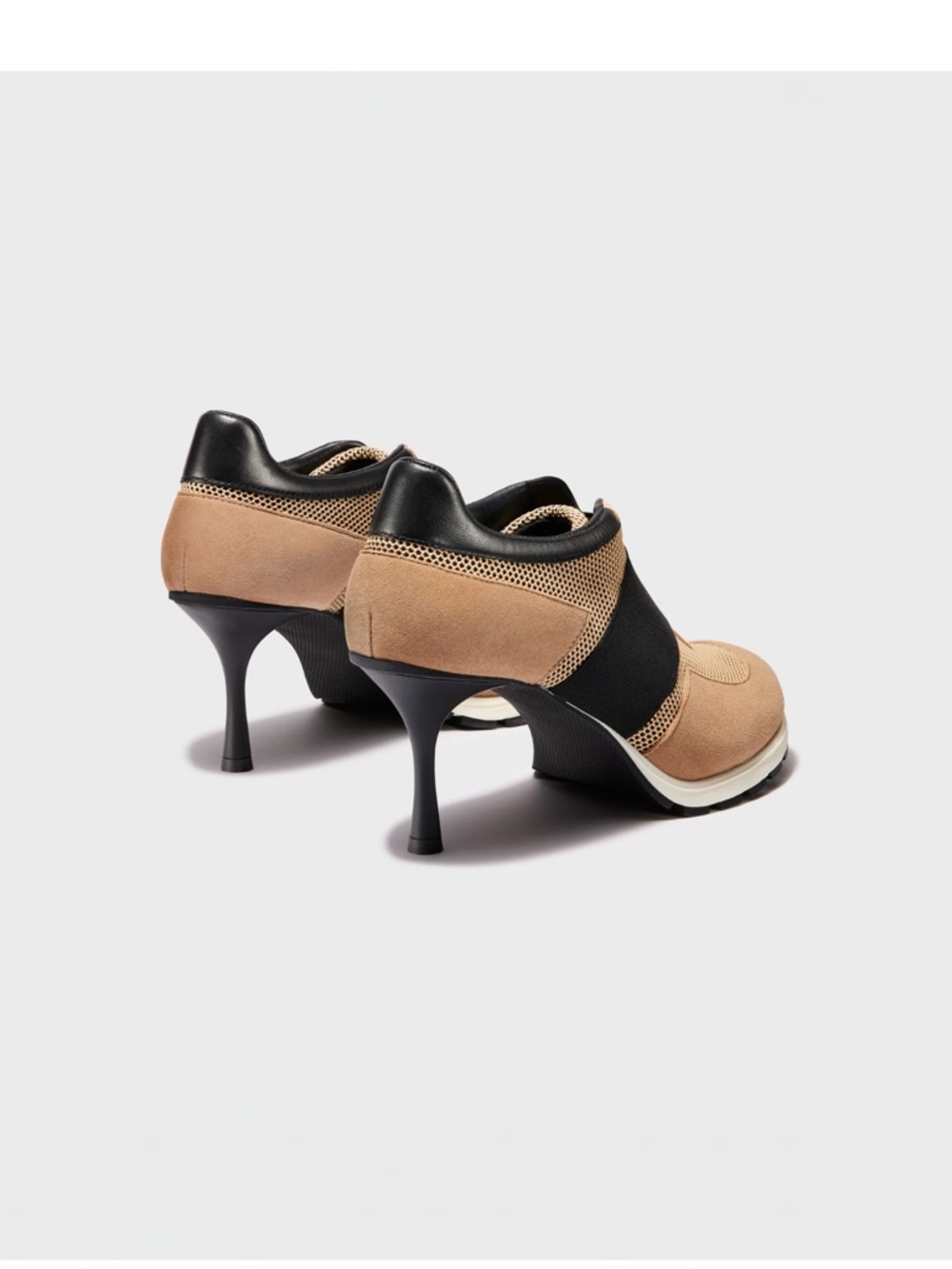 Sneex Icon High Heel-Camel/Black - Picture 4 of 11